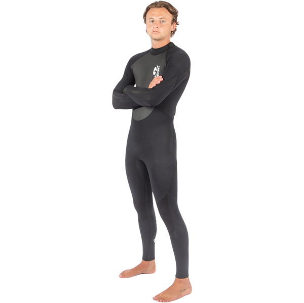 2026 Gul MÃ¤nner G-Force 3mm RÃ¼ckenreiÃŸverschluss Flatlock Neoprenanzug GF1305-B7 - Black